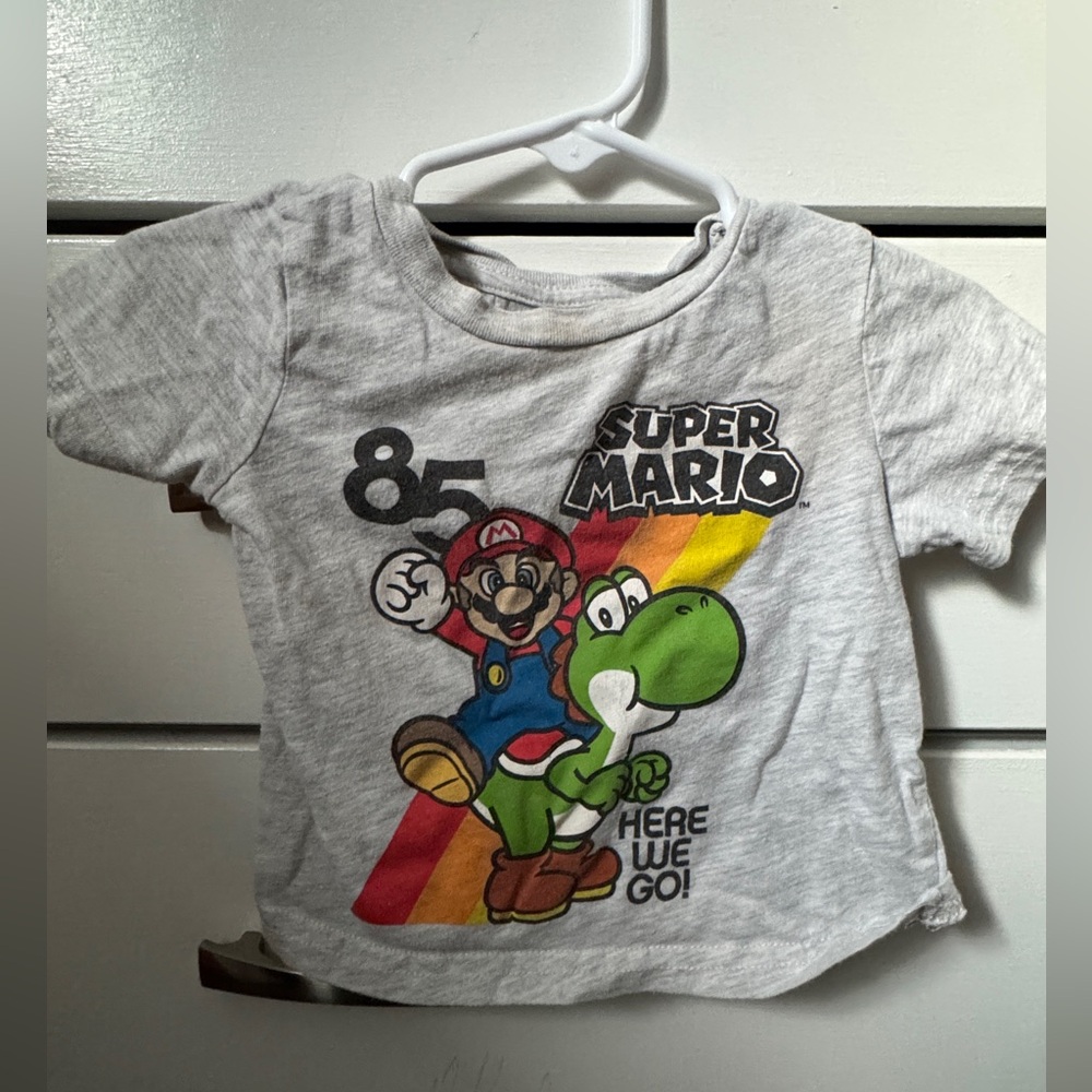 12M Super Mario Kids Tee